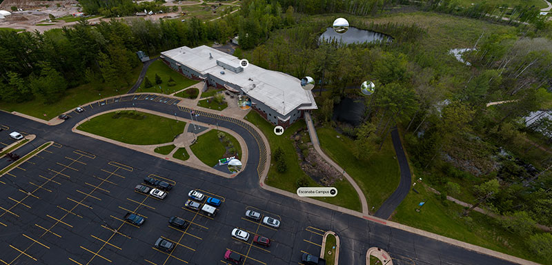 Iron Mountain campus aerial photo